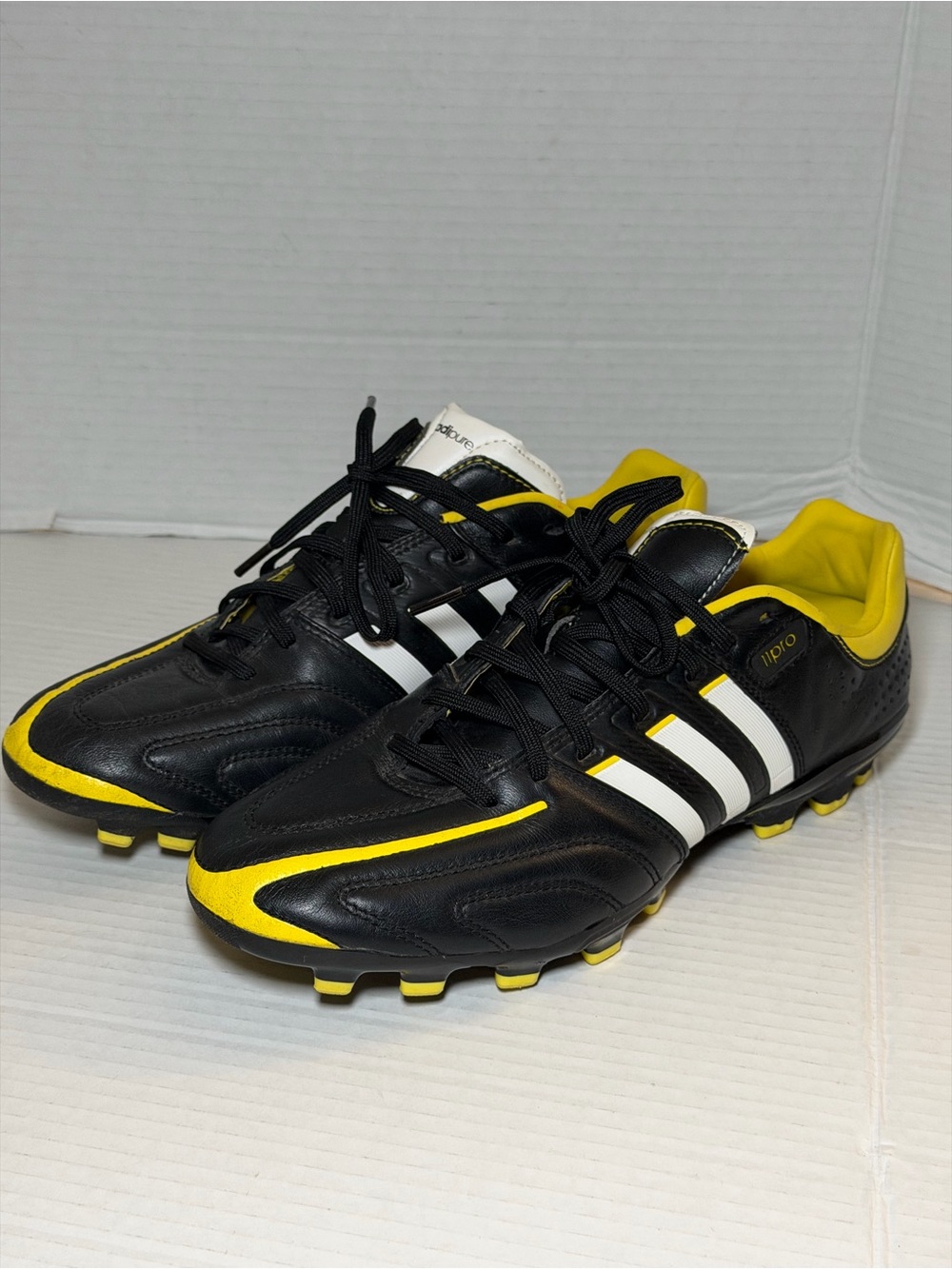 Adidas Adipure 11Pro AG Q23802 Elite Black boots Cleats Men’s Size 9